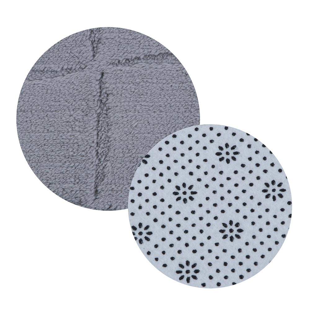 Коврик для ванной тм VETTA Рикард, вельвет, губка 0,8 см, полиэстер, 50х80 см, графит, арт.№ 462-806