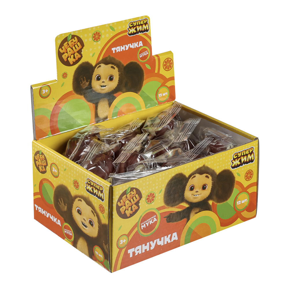 Игрушка-антистресс тянучка Чебурашка с наполнением Супер Жим, арт.№ 297-190