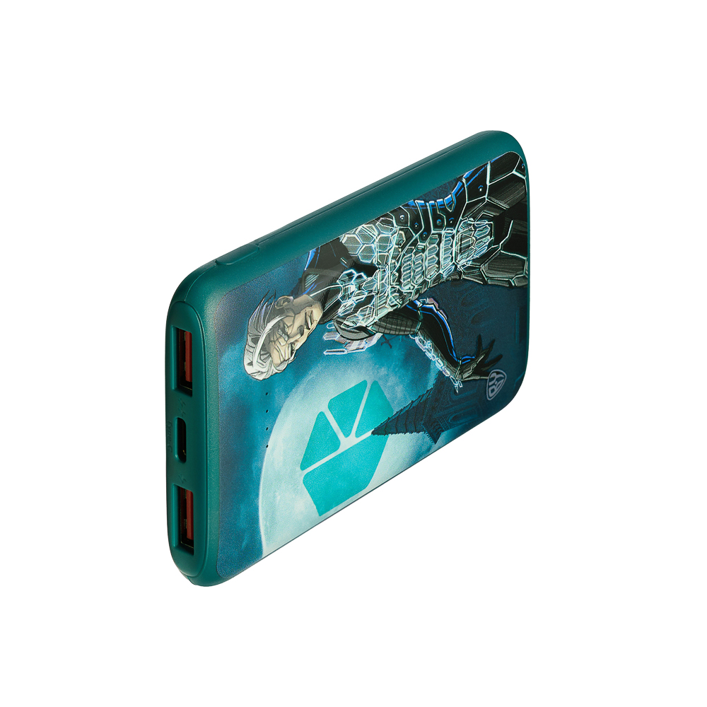 BY Аккумулятор мобильный, 5000 мАч, 2xUSB-A, 1xUSB-C,1xMicro-USB, QC+PD, 5А, Герои, КОЩЕЙ, арт.№ 031-090