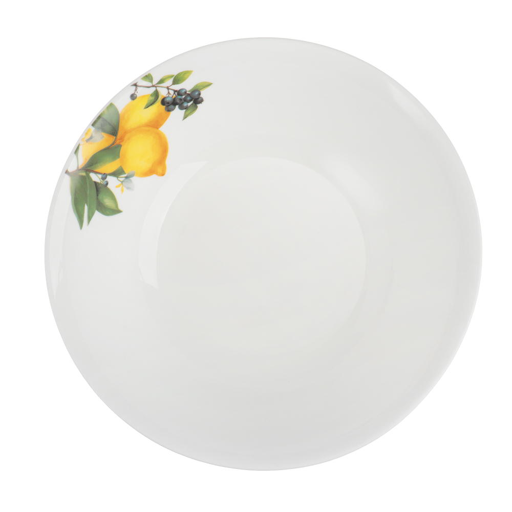 MILLIMI Лимоны Салатник, опаловое стекло, 1380мл, 23х6.6см, арт.№ 818-281