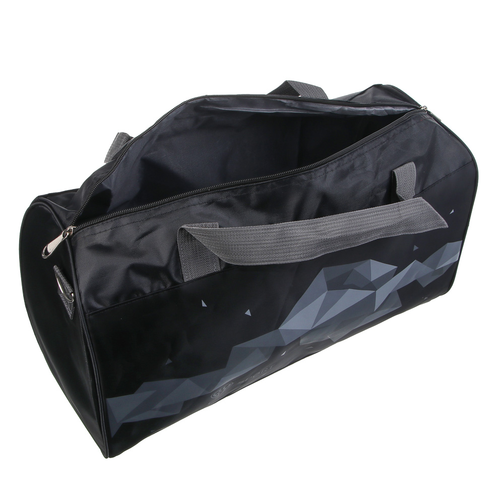Сумка спортивная тм BY SPORT, 48x28x22см, полиэстер 420D, ПВХ, арт.№ 204-040