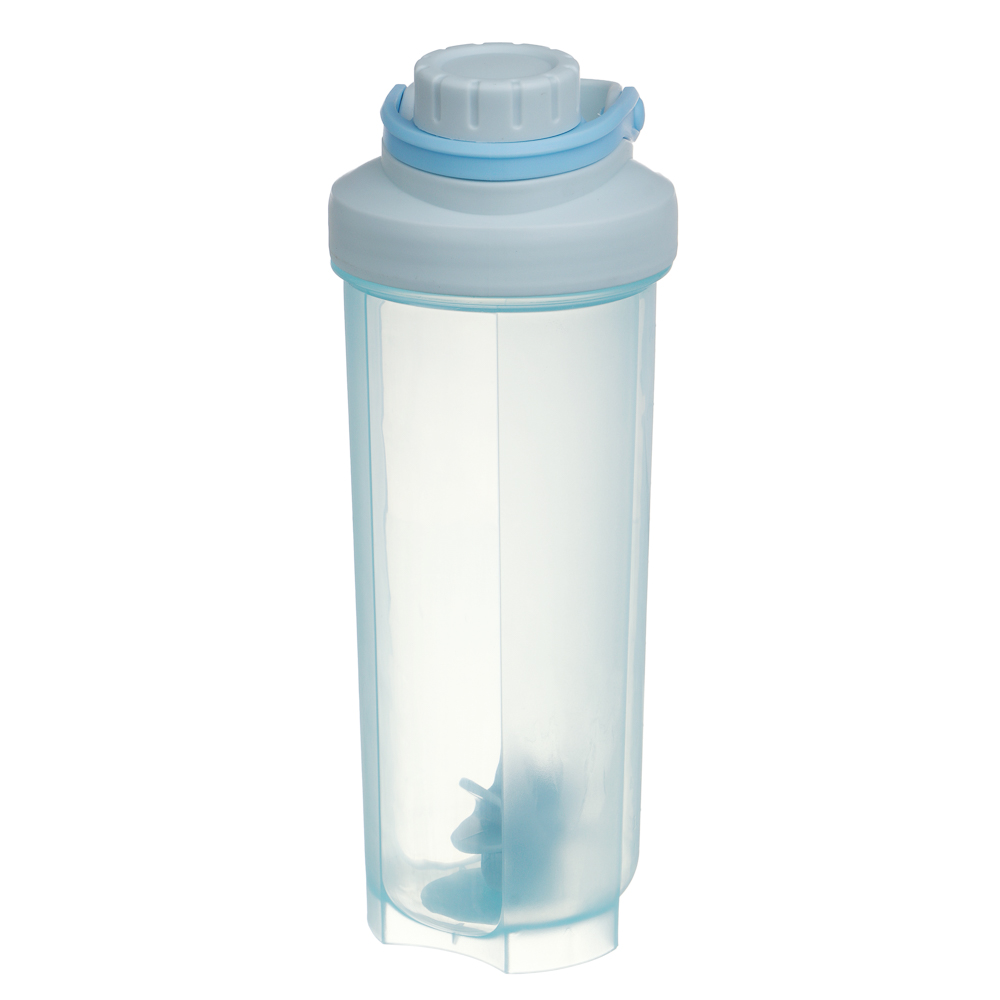 Шейкер спортивный тм BY SPORT, 700мл, 24х11см, пластик PP, 3 цвета, арт.№ 088-146