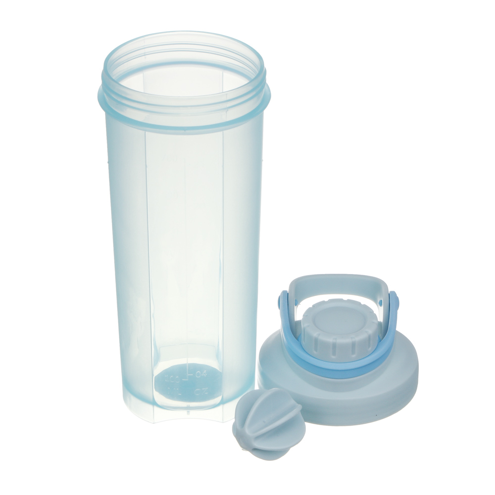 Шейкер спортивный тм BY SPORT, 700мл, 24х11см, пластик PP, 3 цвета, арт.№ 088-146