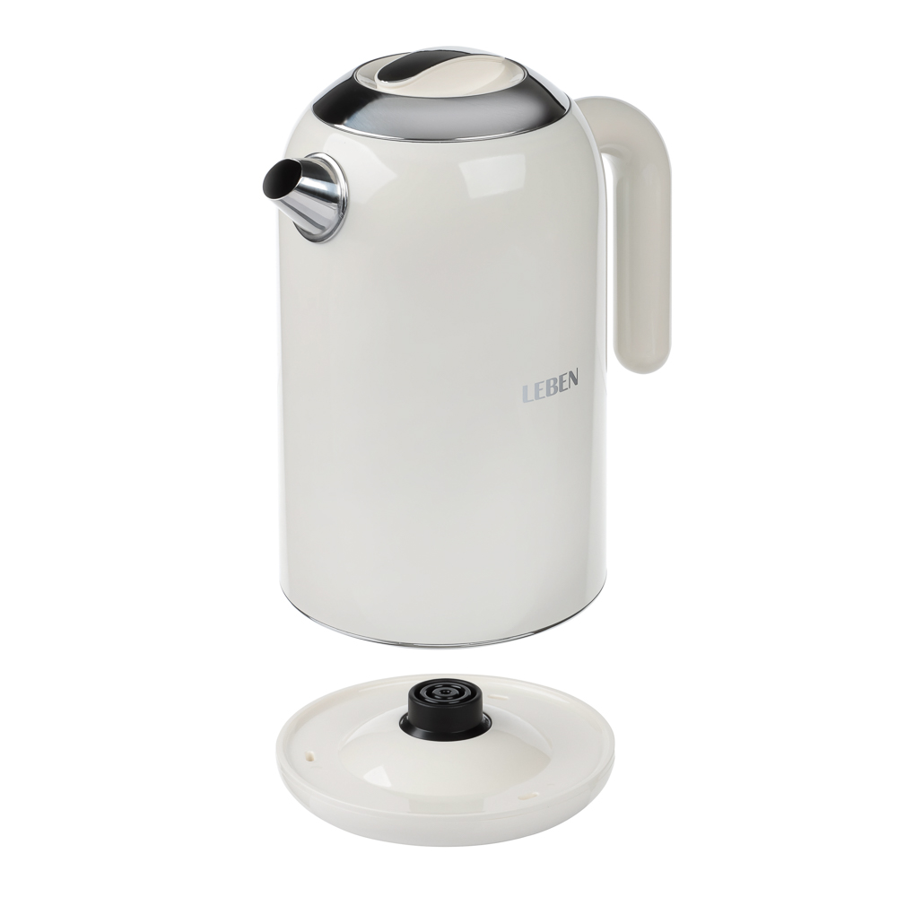 LEBEN Чайник электрический 1,7л нерж сталь, 138, арт.№ 291-138