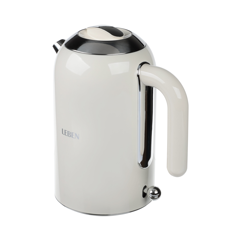 LEBEN Чайник электрический 1,7л нерж сталь, 138, арт.№ 291-138