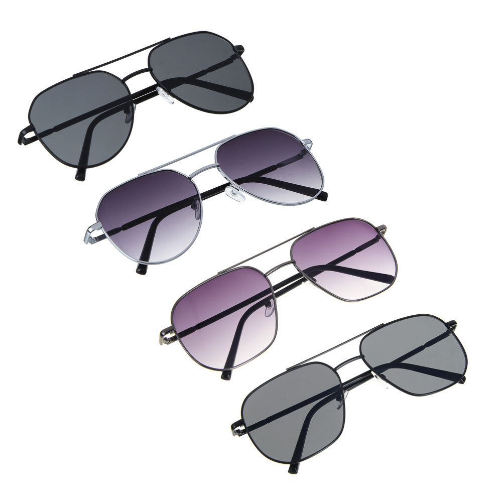 GALANTE Очки солнцезащитные, пластик, металл, 144x48мм, 2 модели, арт.№ 304-023