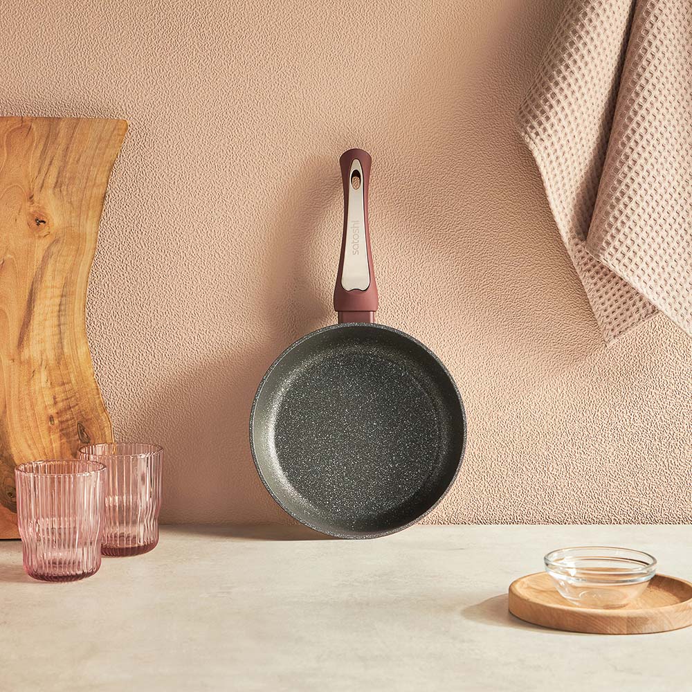 SATOSHI Ла Мери Сковорода литая d=20см, антипригарное покрытие мрамор, индукция, арт.№ 846-482