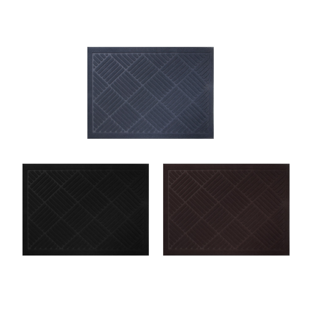 Коврик придверный тм VETTA Баткен, 40x60 см, полипропилен, 3 цвета, арт.№ 466-384