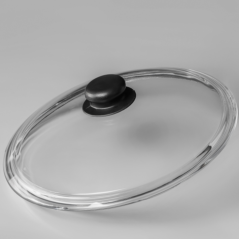 SATOSHI Крышка стеклянная безободковая с ручкой 26см, арт.№ 848-317