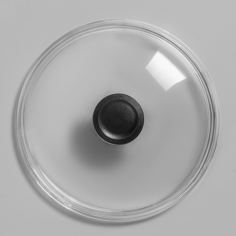 SATOSHI Крышка стеклянная безободковая с ручкой 26см, арт.№ 848-317