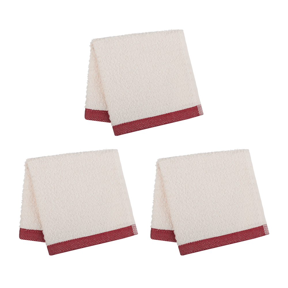 PROVANCE Щелкунчик Салфетка махровая в наборе 3шт, 30х30см, 100% хлопок, 3 дизайна, арт.№ 492-272