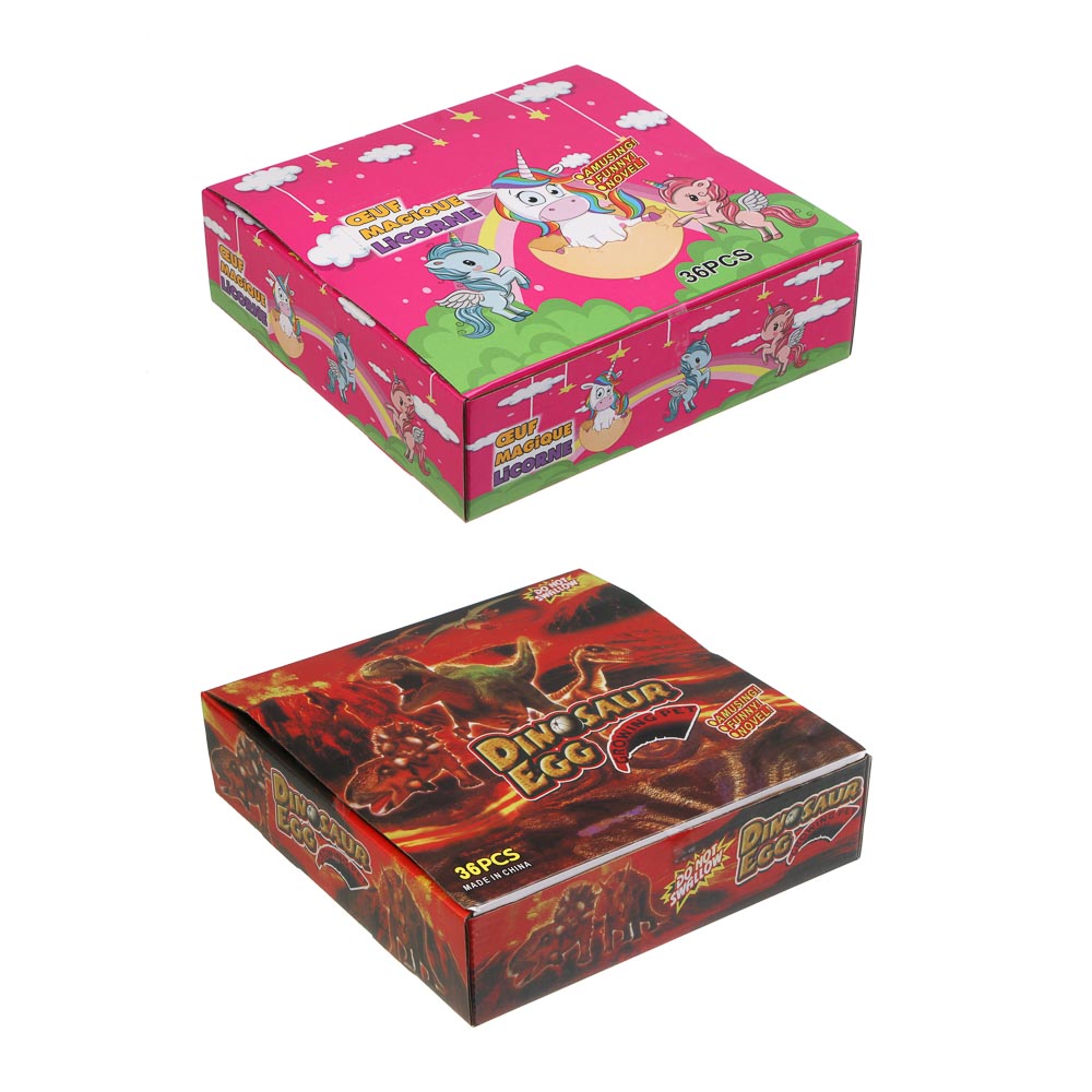 Игрушка Растущие животные в яйцах, 3х4см, PP, TPR, 12 дизайнов, арт.№ 274-295