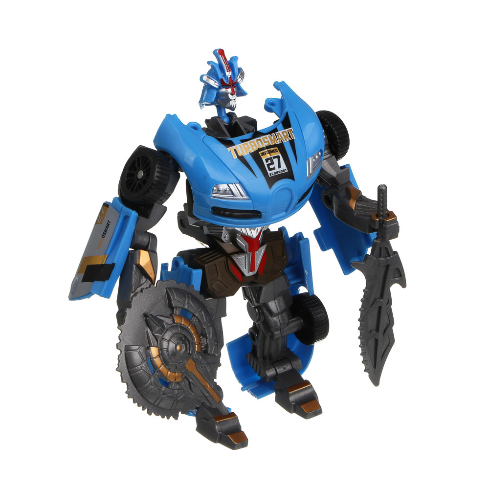 ИГРОЛЕНД Робот трансформирующийся "Спорткар",  PP, 19х19,5х7,5 см, 4 дизайна, арт.№ 296-133