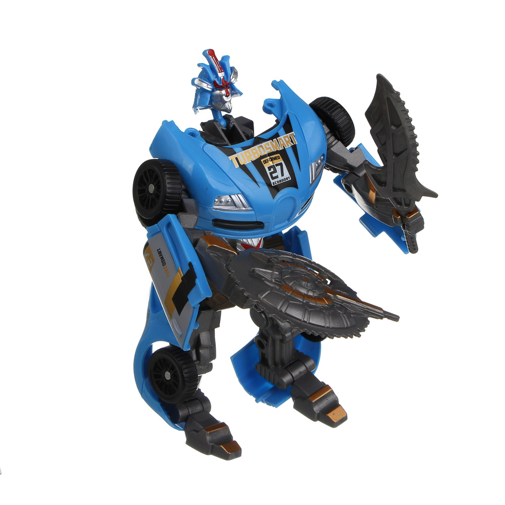 ИГРОЛЕНД Робот трансформирующийся "Спорткар",  PP, 19х19,5х7,5 см, 4 дизайна, арт.№ 296-133