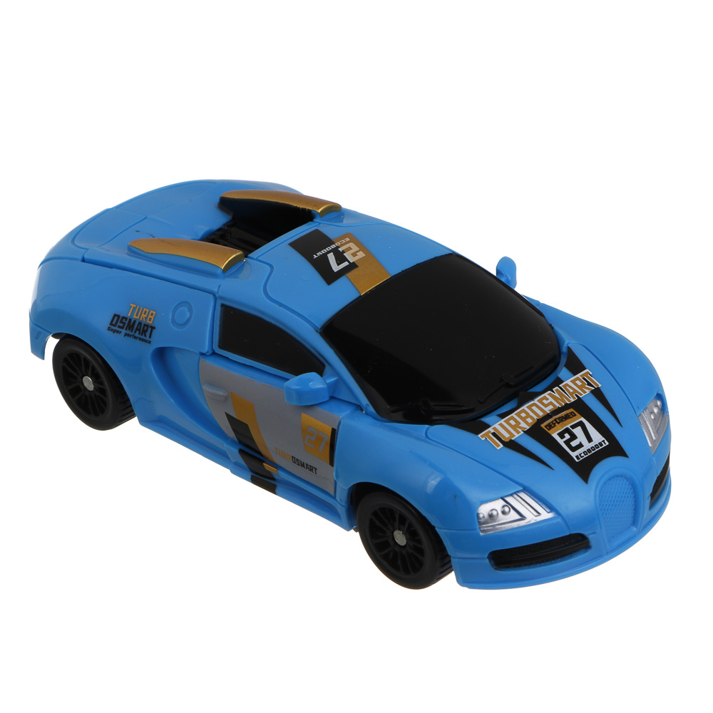 ИГРОЛЕНД Робот трансформирующийся "Спорткар",  PP, 19х19,5х7,5 см, 4 дизайна, арт.№ 296-133