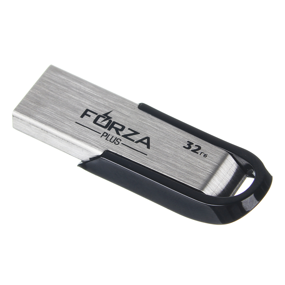 Флеш-карта USB2.0 FORZA 32Гб, блистер, металл, пластик, арт.№ 405-007
