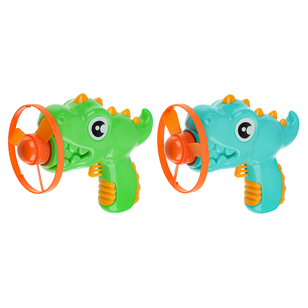 ИГРОЛЕНД Запускалка вертушка "Динозаврик", PP, 14,3х5,2х13,7см, 2 дизайна, арт.№ 900-040