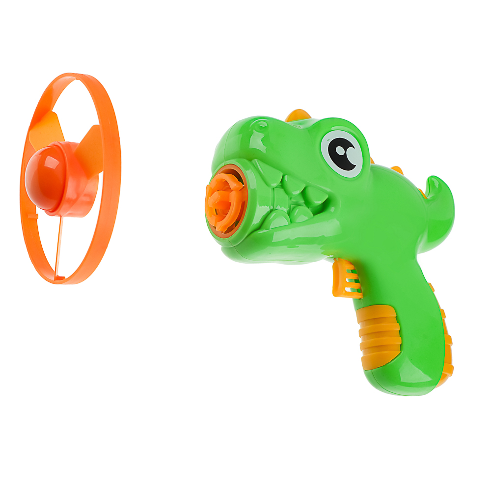 ИГРОЛЕНД Запускалка вертушка "Динозаврик", PP, 14,3х5,2х13,7см, 2 дизайна, арт.№ 900-040