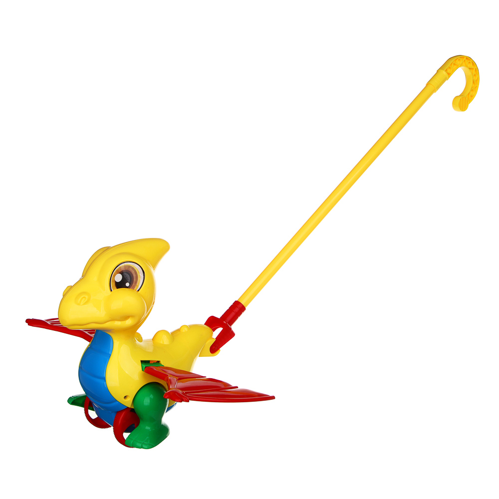 Каталка с ручкой для малышей, ИГРОЛЕНД, PP, ABS, арт.№ 866-090