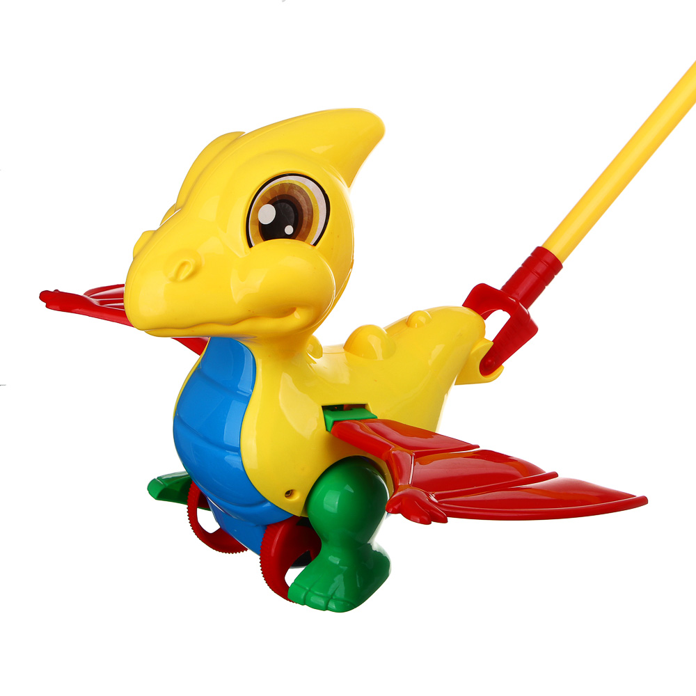 Каталка с ручкой для малышей, ИГРОЛЕНД, PP, ABS, арт.№ 866-090