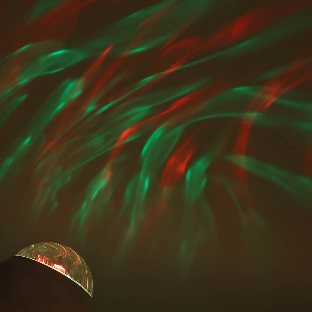 Светильник-ночник проектор неба BY Сфера, 3W, USB, пульт ДУ, D9×8 cм, пластик, белый, арт.№ 476-454