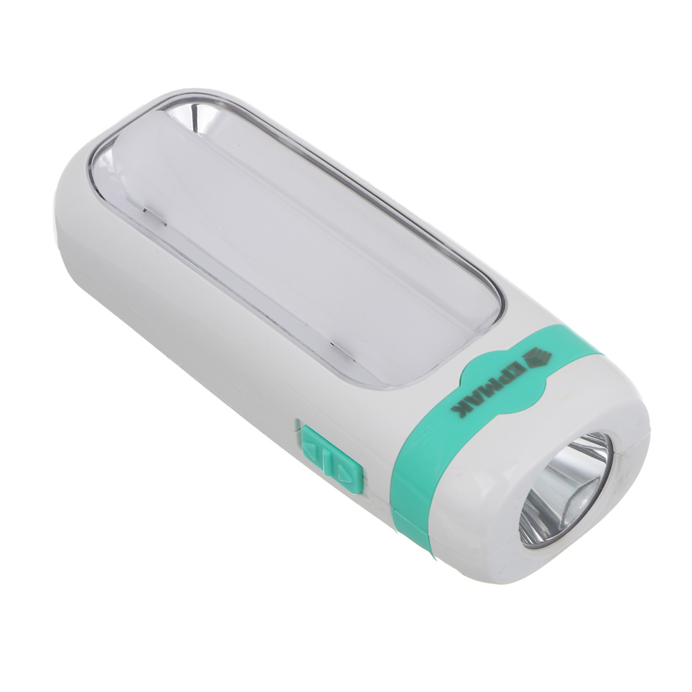 Фонарь-светильник тм ЕРМАК, LED, 2 режима, 1200мАч, пластик, 130х50х37 мм, тип питания 220 В, арт.№ 224-063