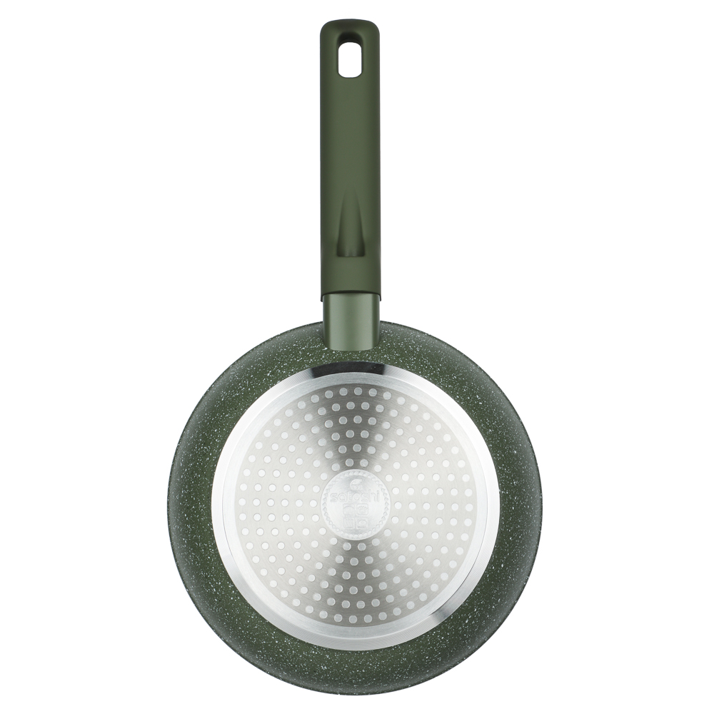 SATOSHI Кантри Сковорода литая d20см, антипригарное покрытие мрамор, индукция, 3 цвета, арт.№ 846-759