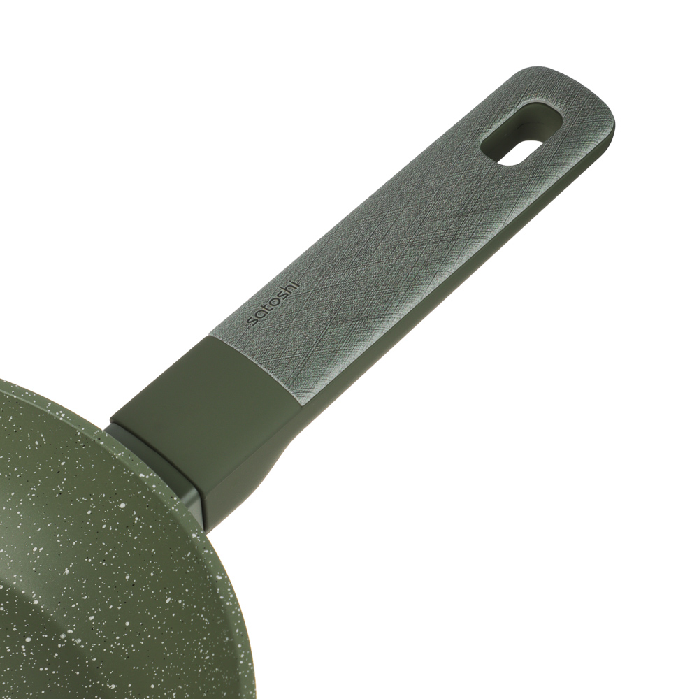 SATOSHI Кантри Сковорода литая d20см, антипригарное покрытие мрамор, индукция, 3 цвета, арт.№ 846-759