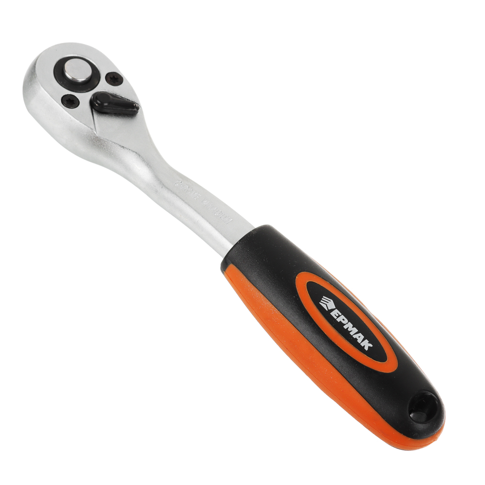 ЕРМАК Трещоточный ключ с изогнутой рукояткой 1/4, арт.№ 736-201