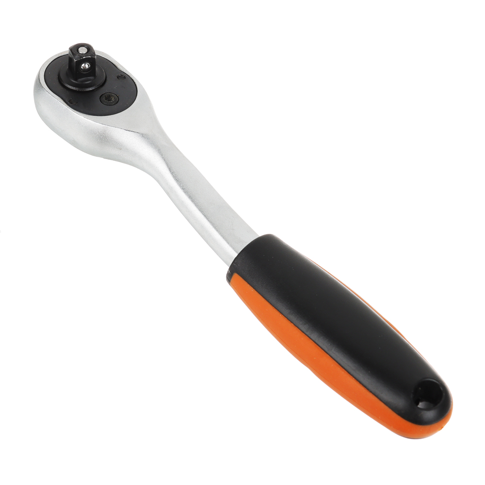 ЕРМАК Трещоточный ключ с изогнутой рукояткой 1/4, арт.№ 736-201