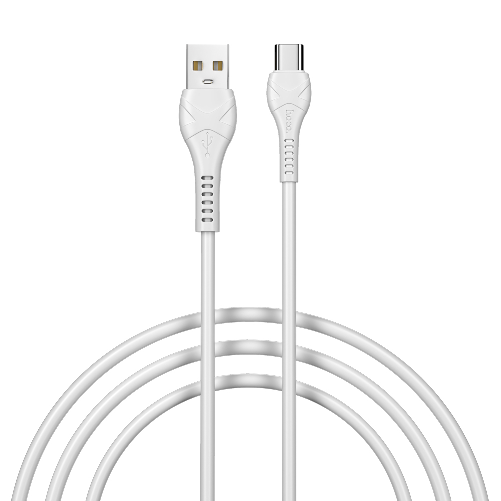 Кабель для зарядки USB(A)-Type C hoco. модель X37, 1м, 3А, белый, арт.№ 931-561