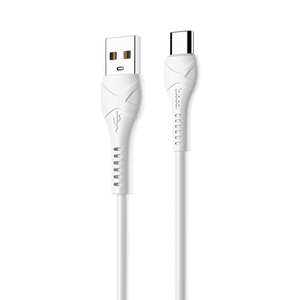 Кабель для зарядки USB(A)-Type C hoco. модель X37, 1м, 3А, белый, арт.№ 931-561