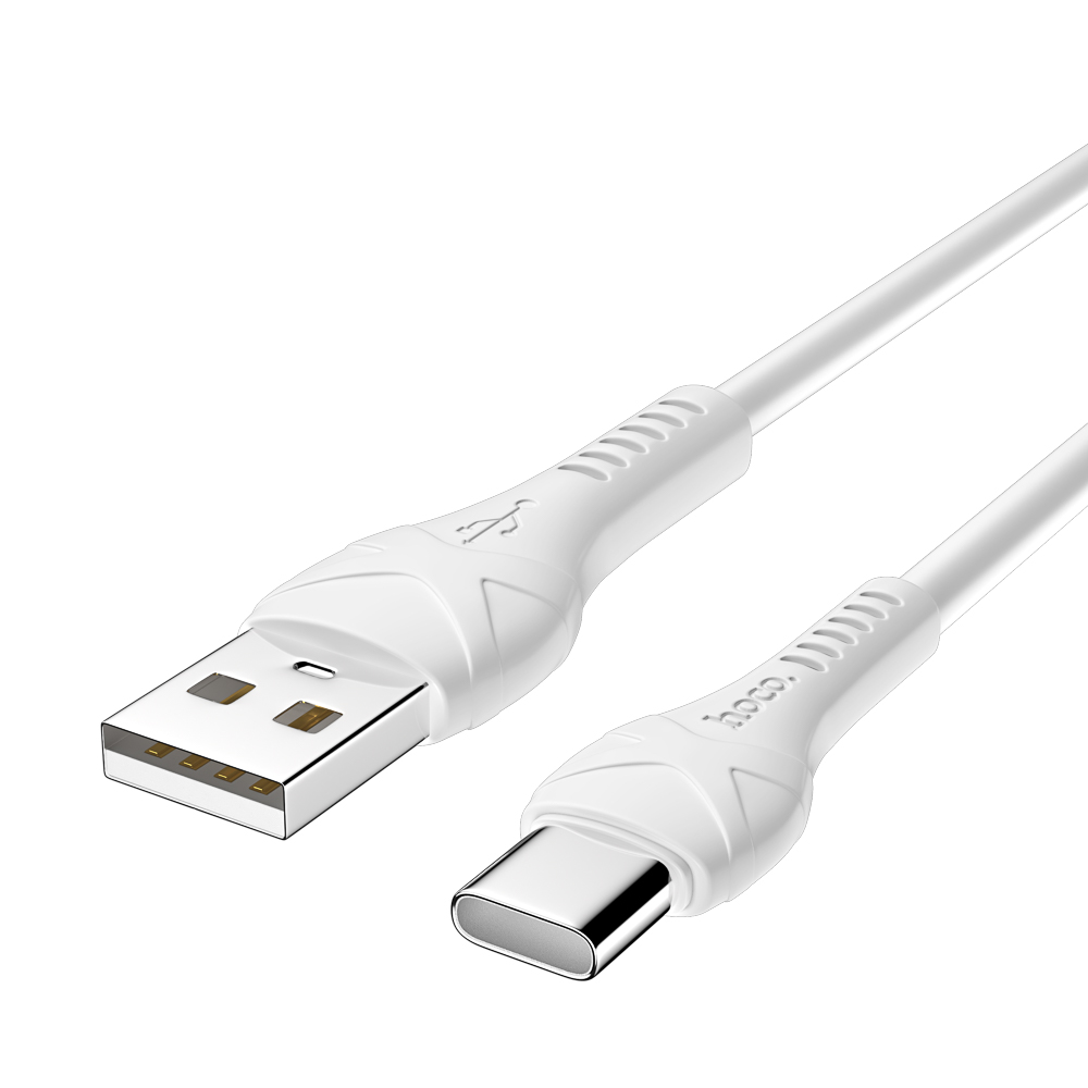 Кабель для зарядки USB(A)-Type C hoco. модель X37, 1м, 3А, белый, арт.№ 931-561