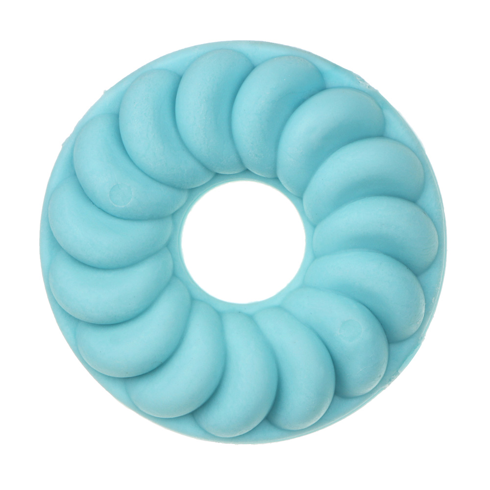 Ластик фигурный в форме пончика, ТПР, 4 цвета, 3,5х3,5х1,1 см, арт.№ 607-042