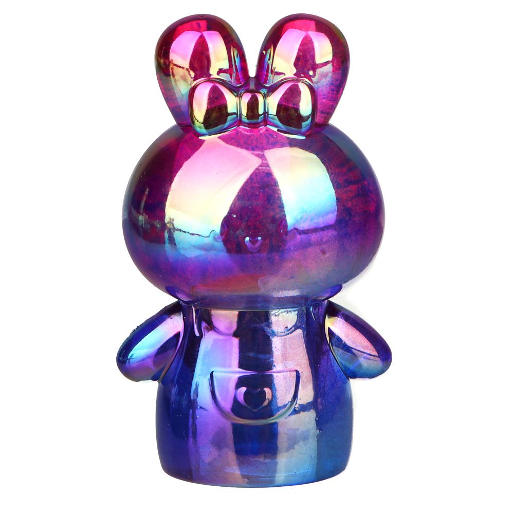 Точилка фигурная в форме зайчика, 1 отверстие, пластик, 5,5х3х2,3 см, 2 цвета, арт.№ 607-043