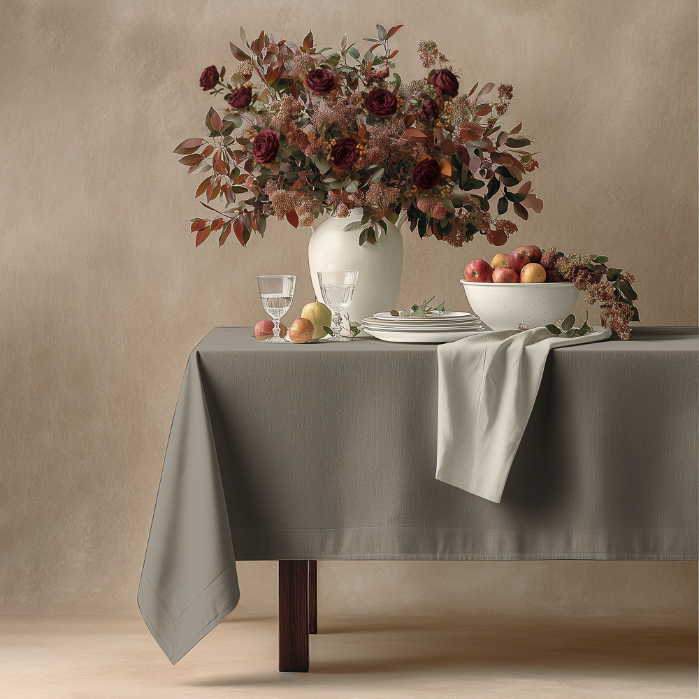 Скатерть текстильная тм PROVANCE Сенса жаккард, 140х180см, 150г/м2, 100% полиэстер, 4 цвета, арт.№ 435-200