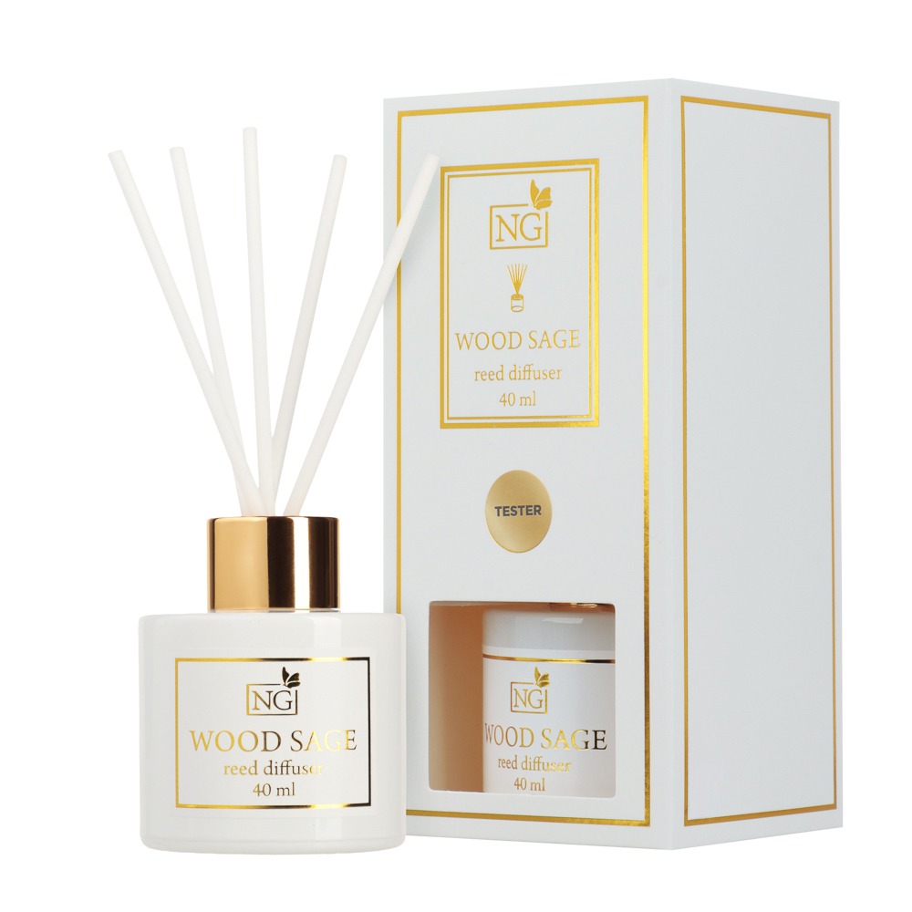 NEW GALAXY Диффузор LuxWhite, 40 мл, Wood sage, арт.№ 778-274