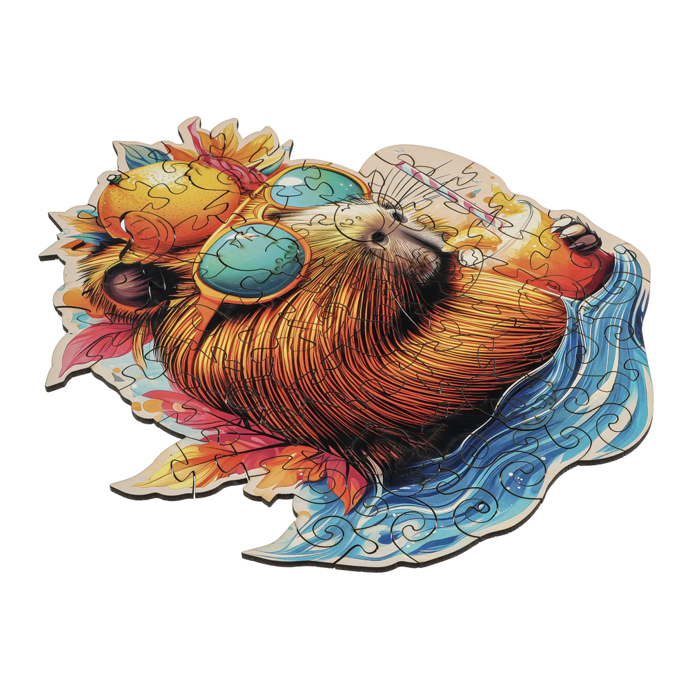 Пазл фигурный в ассортименте, 19х14,5х5см, ХДФ, бумага, 4 дизайна, арт.№ 262-555