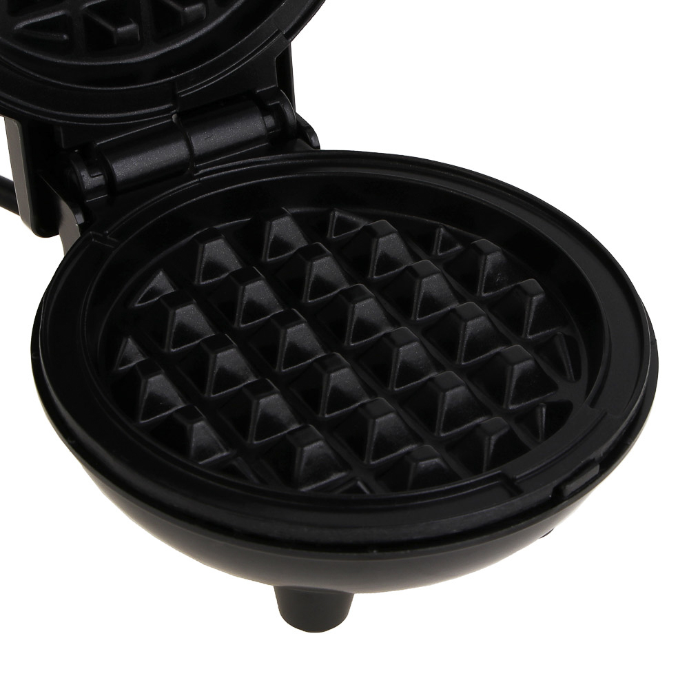 LEBEN Мини-вафельница, 550 Вт, пластик, нерж. сталь, антиприг.покрытие, арт.№ 271-031