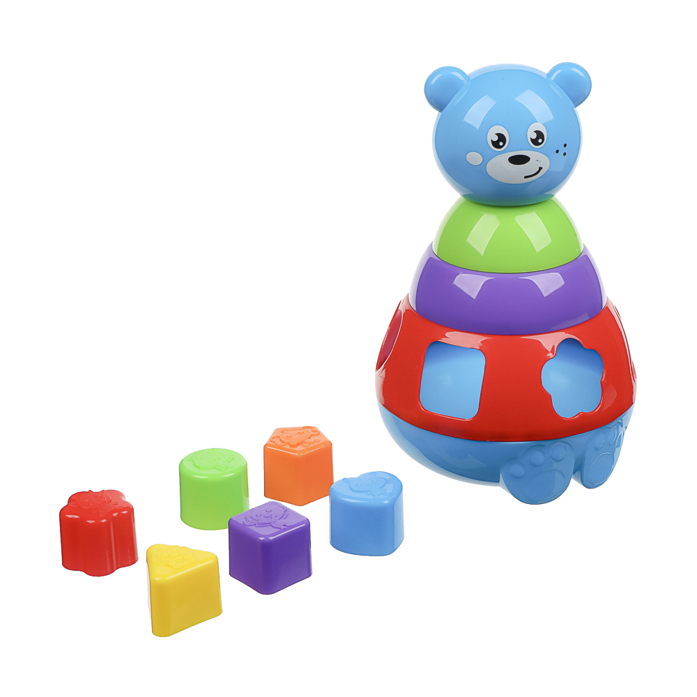 ИГРОЛЕНД Сортер в виде  животного, пластик, 15х10,5х22см, арт.№ 270-010