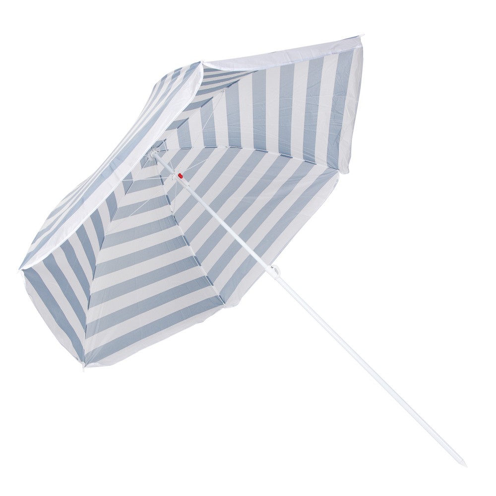 Зонт пляжный тм ЯРКОЕ ЛЕТО, 170Т, полиэстер, d180см, h180см, 16/19мм стойка, в чехле, арт.№ 121-112