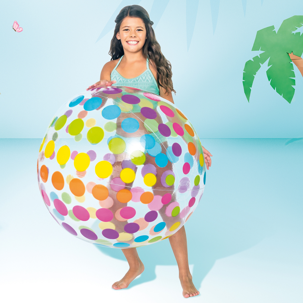 INTEX Мячик надувной, возраст 3+, 107 см, 59065NP, арт.№ 061-001