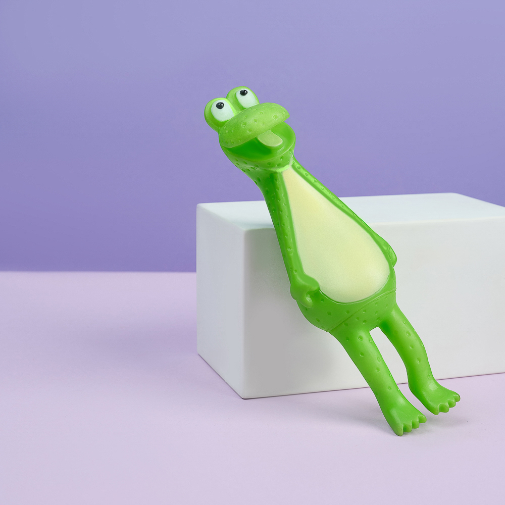 VETTA Игрушка для домашних животных, ПВХ, 23х6,5 см, лягушка, арт.№ 273-054