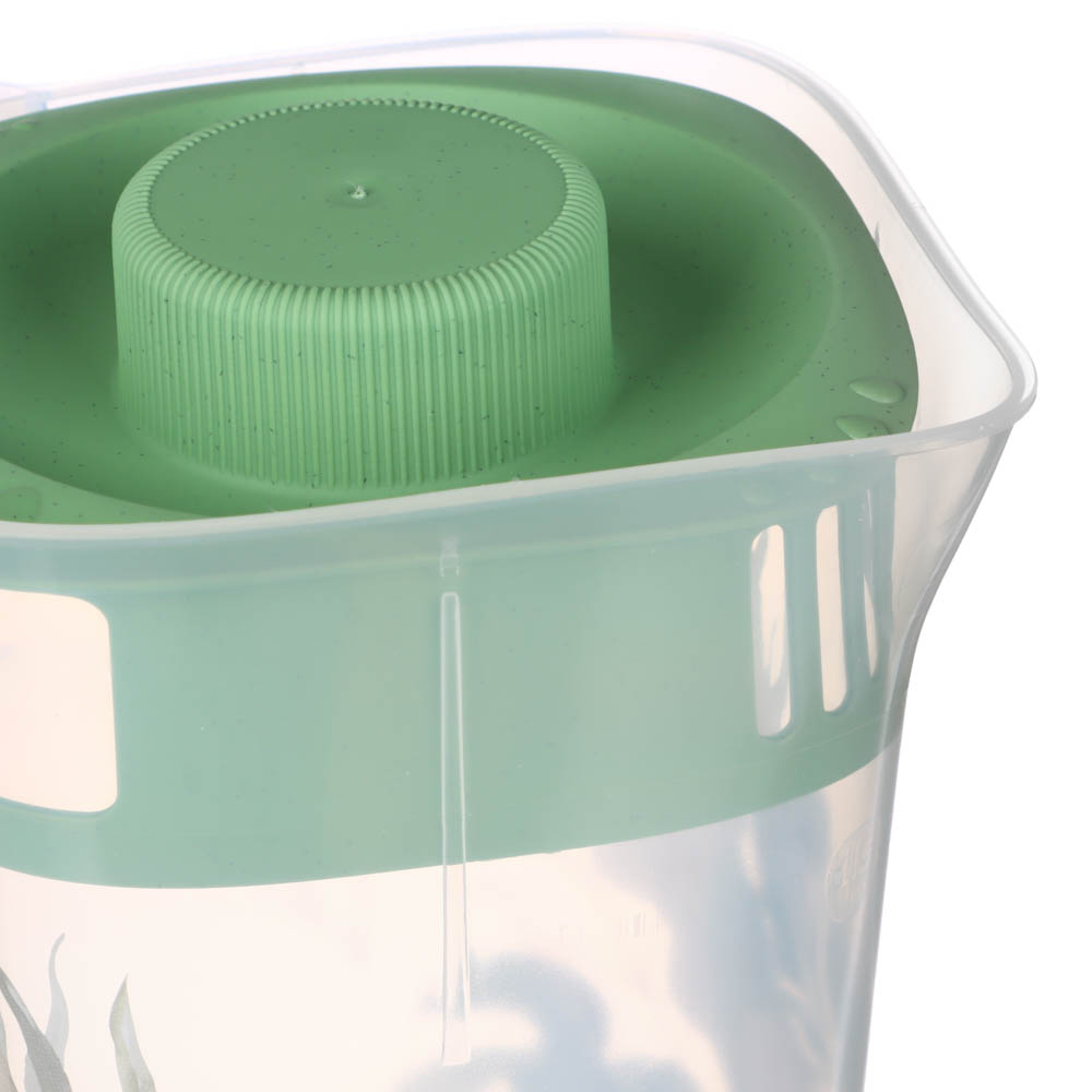 Кувшин с крышкой 2л, Флориана, пластик, арт.№ 861-419