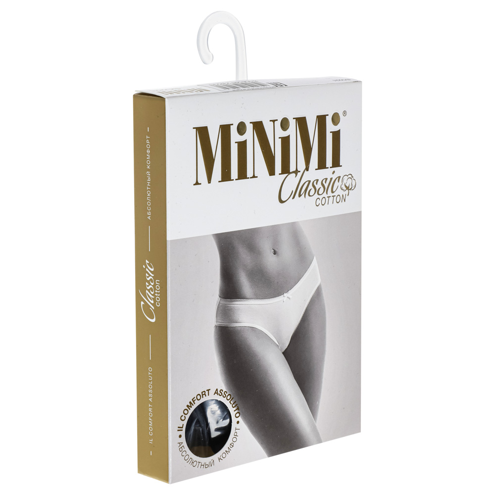 MINIMI Basic Трусы-слипы женские, р-р: 44, 95% хлопок, 5% эластан, черные, BO221, арт.№ 331-218