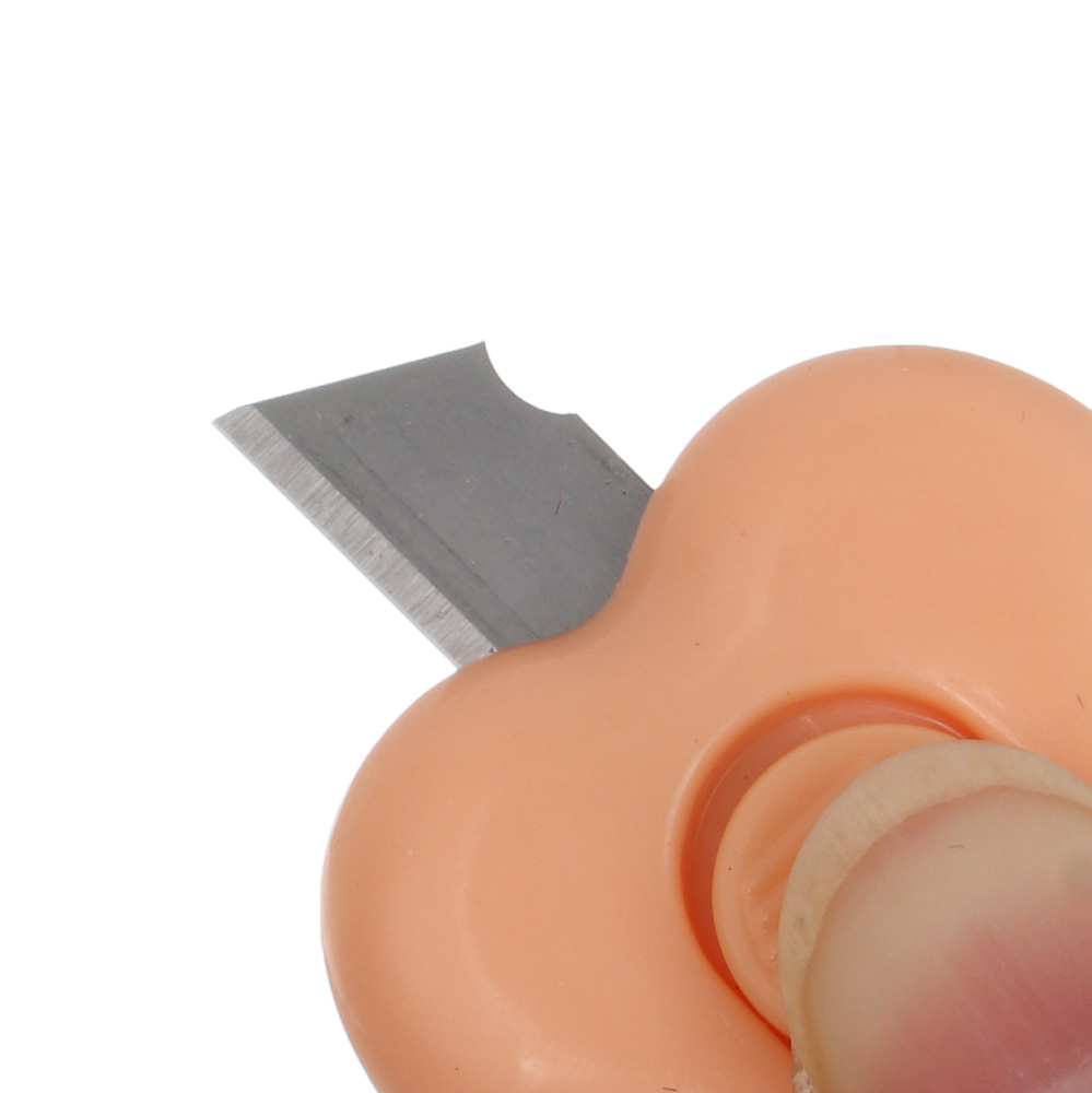 Нож канцелярский "Минисо Стайл" 6х3,2х1см, ABS+SK5, шоу-бокс, арт.№ 532-094