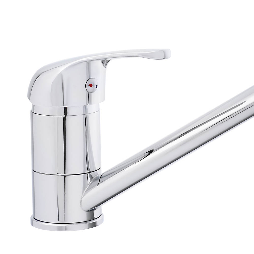 СоюзКран Смеситель для кухни, низкий излив 25см, керам. картридж 35мм, хром, цинк, SK01-I102, арт.№ 567-051