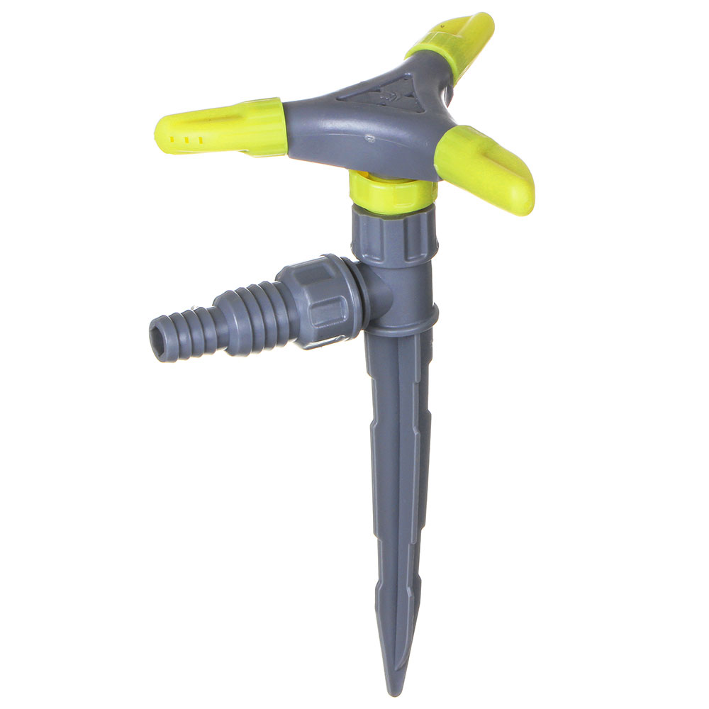 INBLOOM Разбрызгиватель 3-х лучевой на пике, круговой, пластик, арт.№ 161-009