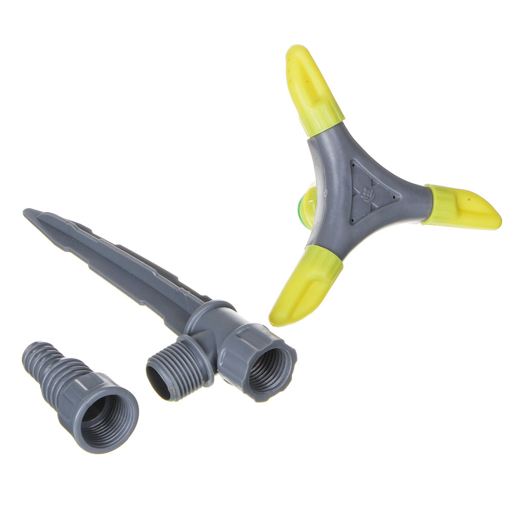 INBLOOM Разбрызгиватель 3-х лучевой на пике, круговой, пластик, арт.№ 161-009