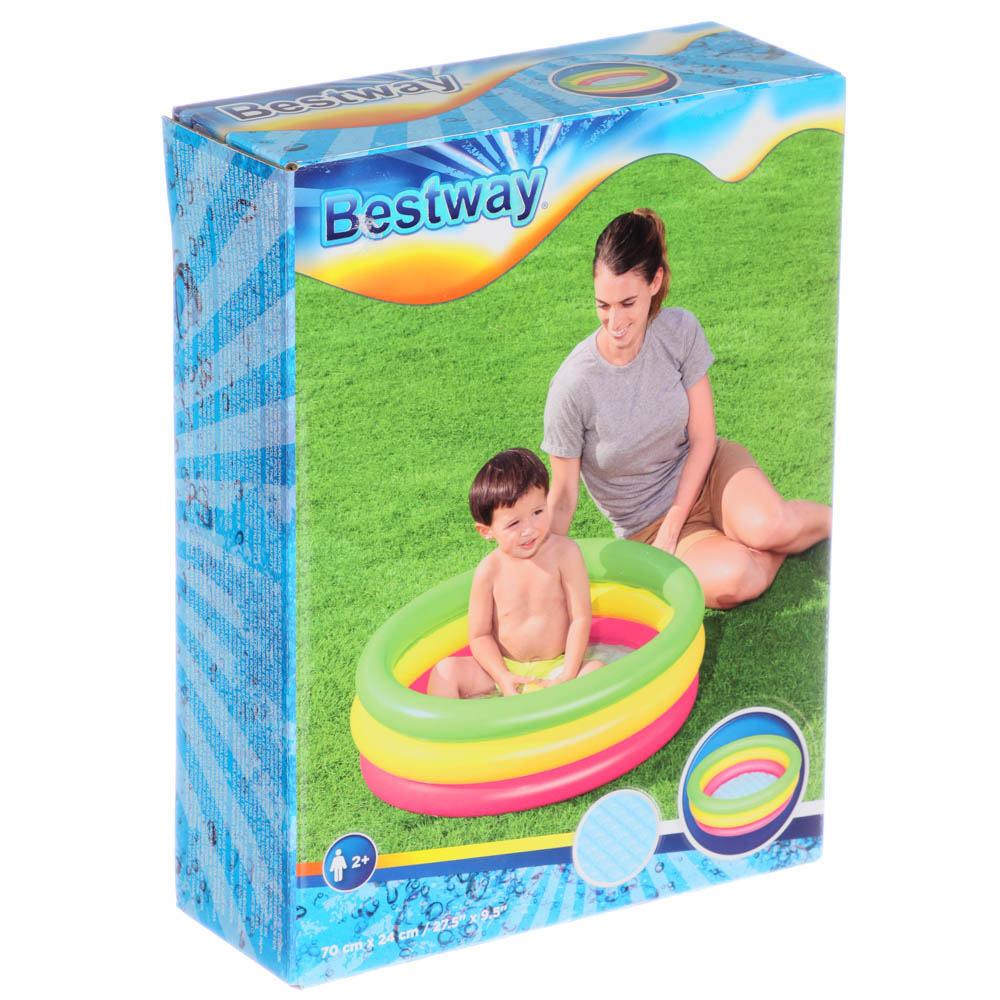 BESTWAY Бассейн ненадувной (ПВХ) 122 х 25 см, 277 л, 55028, арт.№ 013-005